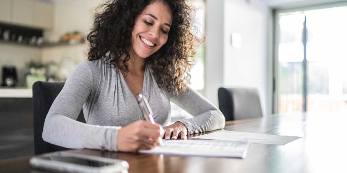 smiling woman