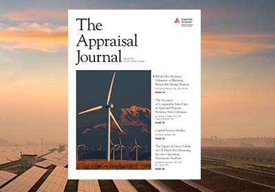 The Appraisal Journal Cover Image